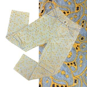 RARE X-Girl Eyelet Jeans 2/4